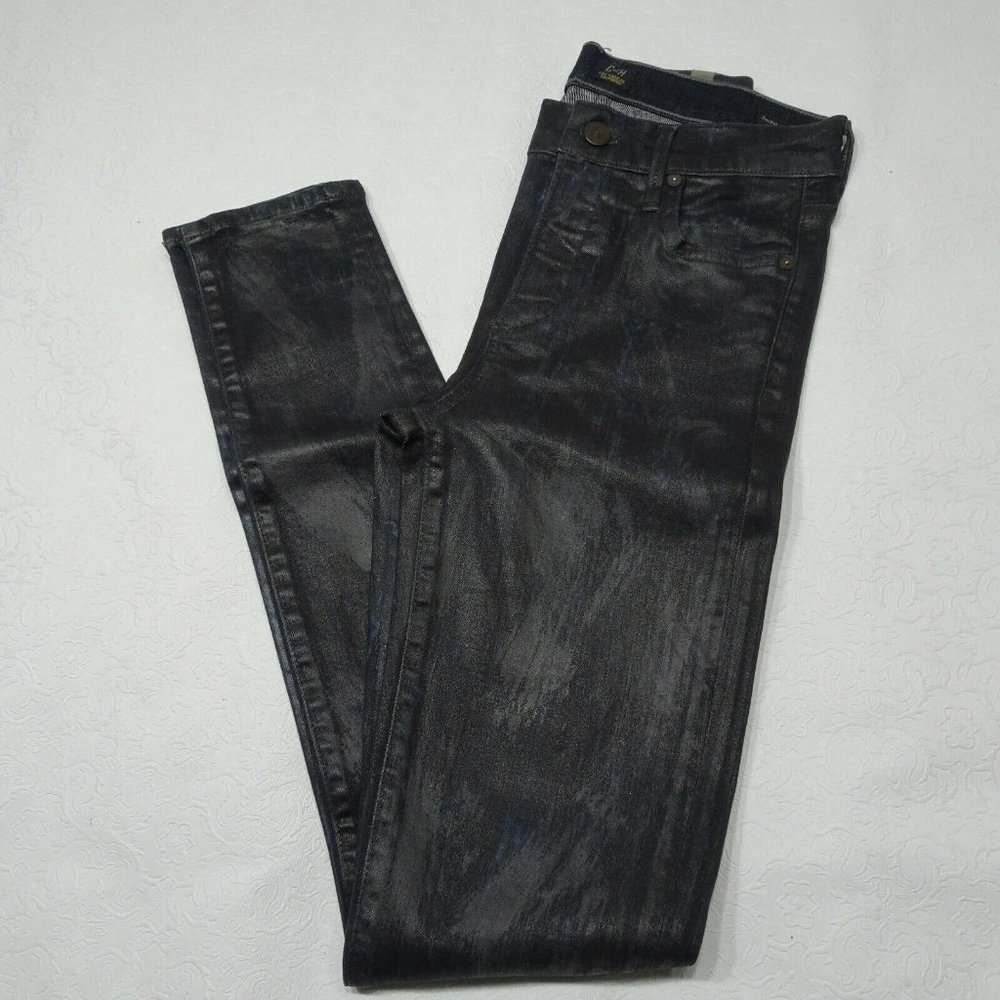 Citizen of Humanity Size 26 Rocket Slick High Rise Skinny Coated Jeans
